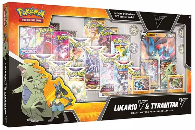 Pokemon Heavy Hitters Premium Collection: Lucario V & Tyranitar V
