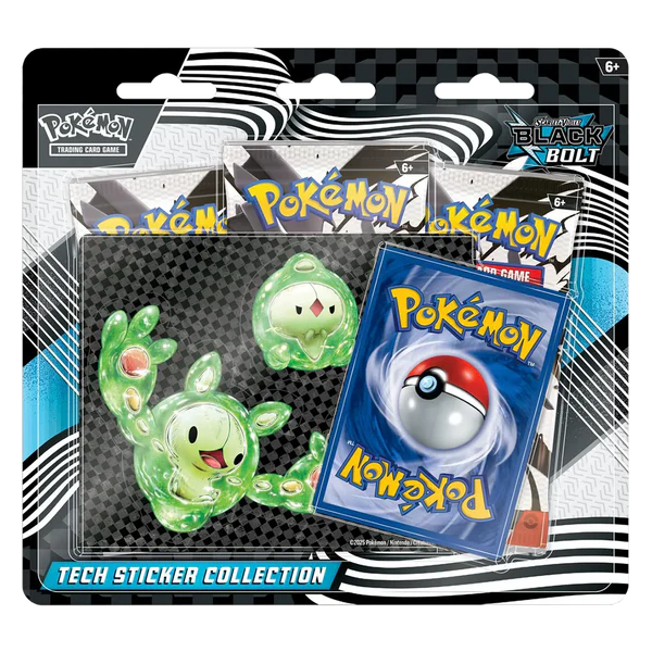 Pokemon Sealed Blk Tech Sticker
